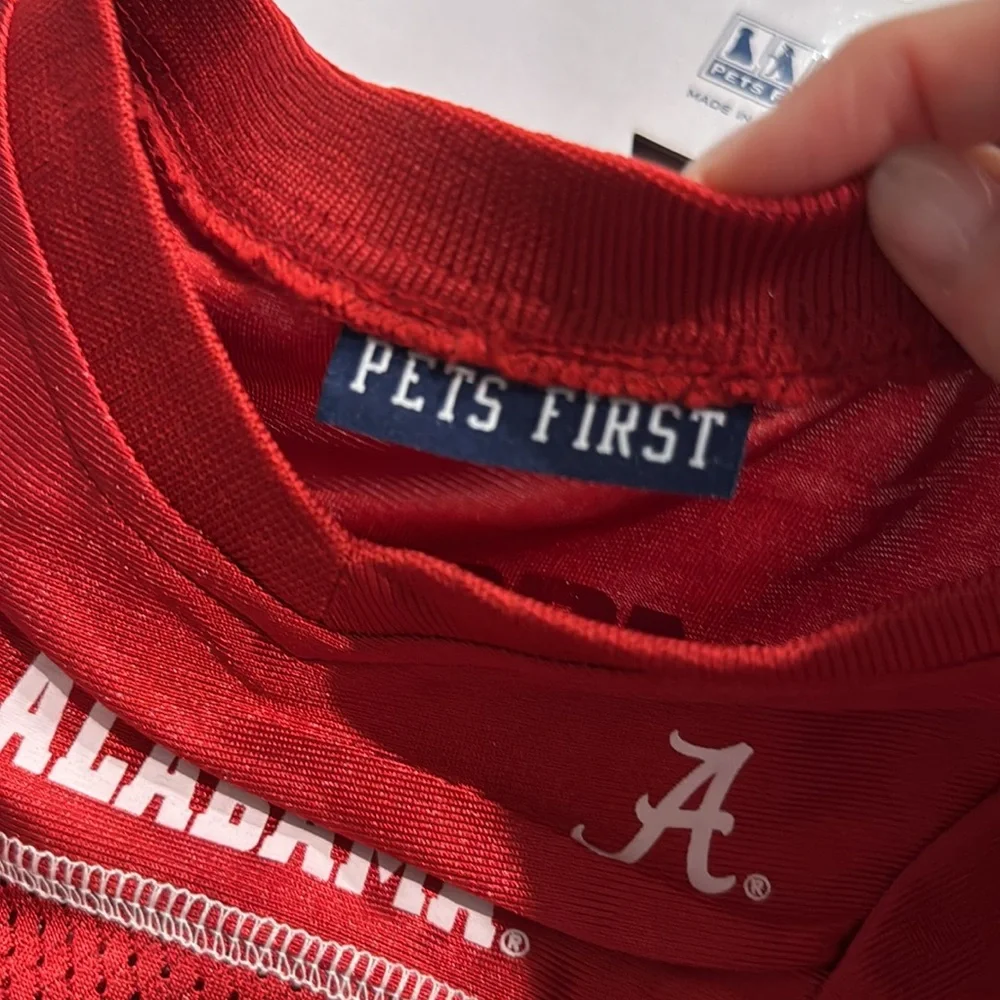 Alabama Crimson Tide 00 Dog Jersey Large - Picture 4 of 9